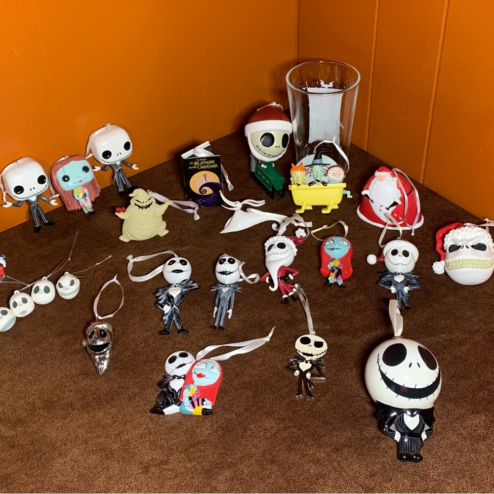 26 Piece Lot Nightmare Before Christmas Ornaments Disney Hallmark Halloween
